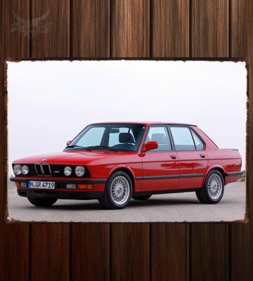 Металлическая табличка BMW M5 (E28)
